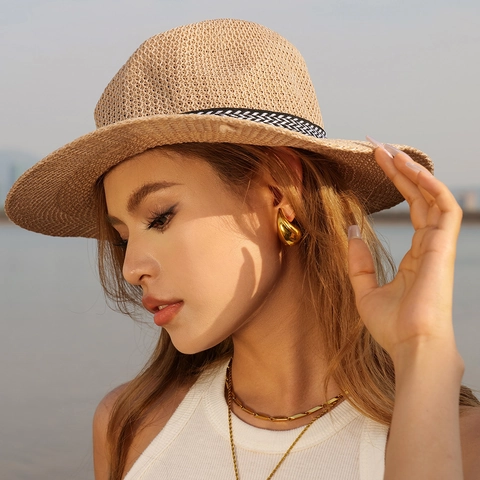 Moderne Waterdruppel Oorbellen Voor Vrouwen Roestvrij Staal Gepolijst Holle Ring Sieraden Minimalistisch Stijlvol Accessoire