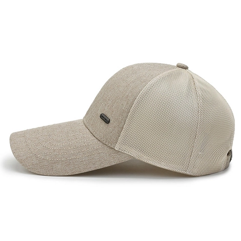Gorra De Béisbol De Malla Transpirable Para Hombre Protección Solar Visera Curva Ajustable Deporte Verano