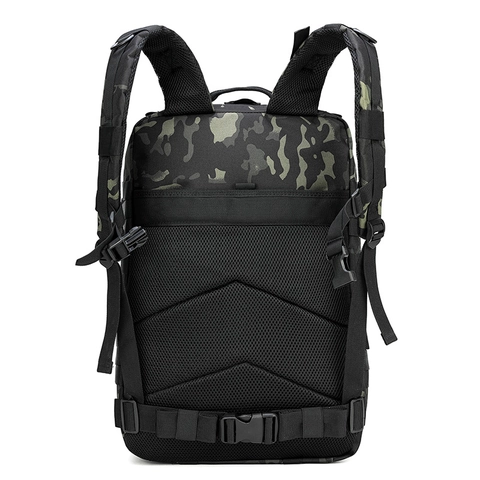 Tactical Backpack High Density Oxford Cloth Large Capacity Molle System Outdoor Hiking Mountaineering Travel Military Style