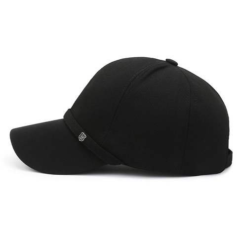 Gorra De Béisbol Para Hombre Ajustable Algodón Sarga Sombrero De Sol Exterior Con Logotipo De Escudo De Metal Casual