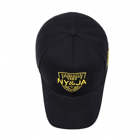 Baumwolle Baseballkappe Bestickte Buchstaben Verstellbare Metallschnalle Retro Street Style Sonnenhut Für Herren Damen