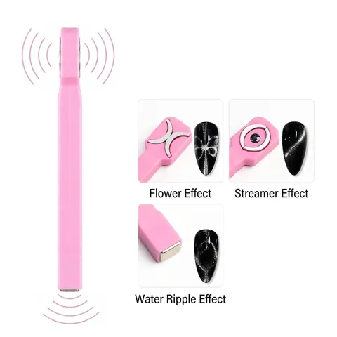 Cat Eye Magnet Stick Nail Art Tool Multi Functional Patterns Professional Manicure DIY Plastic Metal Portable Colorful