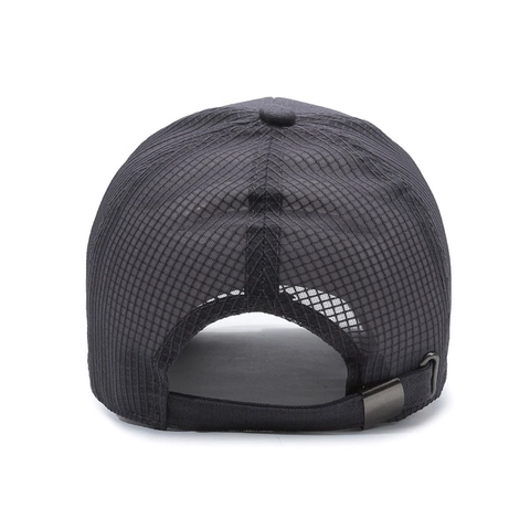 Mesh Baseball Kappe Atmungsaktiver Sonnenschutz Outdoor Trucker Hat Verstellbar Polyester Baumwoll Mix Lässig Gebogener Rand