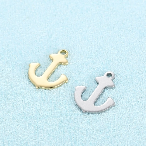 Ciondoli Ancora Acciaio Inossidabile Stile Nautico Charms Per DIY Collana Bracciale Realizzazione Piccoli Componenti Gioielleria