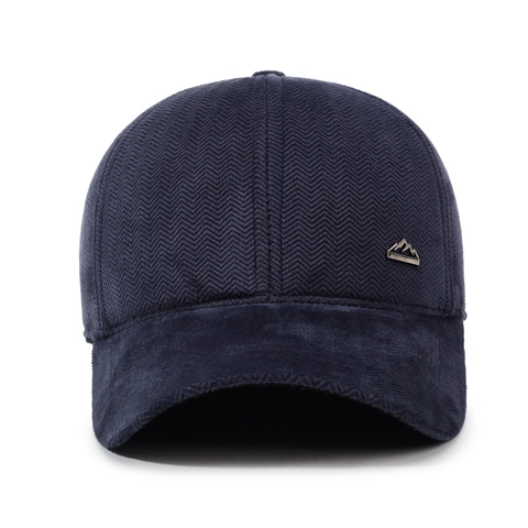 Cappello Da Baseball Invernale Da Uomo Spina Di Pesce Misto Lana Protezione Per Le Orecchie Caldo Antivento Regolabile