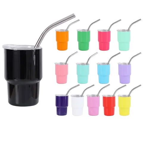 Mini Insulated Tumbler Stainless Steel Double Wall Vacuum Cup With Lid And Straw Portable Travel Drinkware