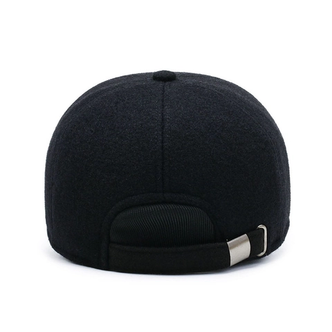Winter Wollmütze Baseballkappe Mit Ohrenklappen Warme Fleece Gefüttert Snapback Für Herren Outdoor Kaltes Wetter Verstellbar