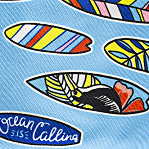 Sombrero De Pescador Reversible Lona De Algodón Estampado Tabla De Surf Protección Solar Playa Verano Exterior Moda