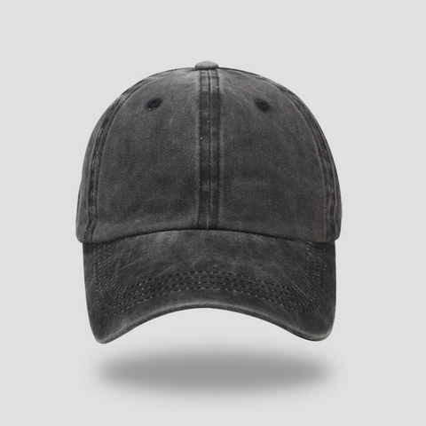 Retro Washed Cotton Baseball Cap Plain Solid Color Vintage Dad Hat For Men Women Adjustable Sun Protection Breathable