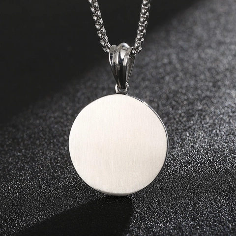 Pendentif Boussole Crâne Rétro Pour Hommes En Acier Inoxydable Style Punk Gothique Accessoire Bijoux