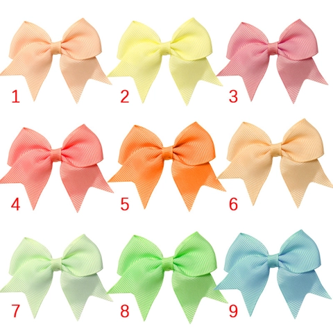 Pinzas Para El Cabello Con Lazo De Cinta De Falla Hechas A Mano Clips De Cocodrilo Accesorios Para Niñas Niños