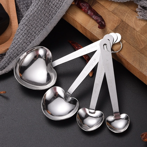 Heart Shaped Measuring Spoons