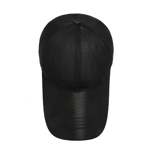 Mesh Baseball Cap Breathable Sun Protection Outdoor Sports Adjustable Polyester Embroidery Hat For Men Women