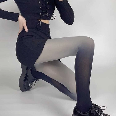 Collants Dégradés Pour Femmes En Velours Élastiques Sexy Amincissants Bas Longues Jambes Bonneterie En Nylon Respirant