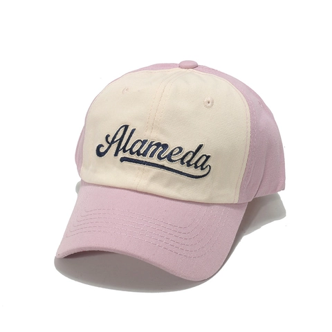 Gorra De Béisbol Vintage Bloques De Color Algodón Bordado Letras Sombrero De Sol Ajustable Para Mujeres Hombres