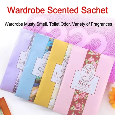 Hanging Scented Sachet Wardrobe Fragrance Bag Long Lasting Deodorizer For Closet Car Drawer Paper Home Fragrance