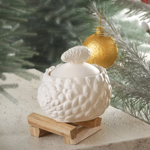 Moule En Silicone Pour Boîte De Rangement En Forme De Pomme De Pin Et Poire Pot À Bougie Bricolage Résine Époxy