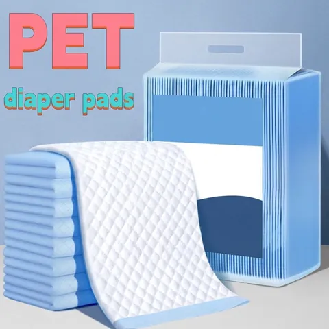 Tapis Pipi Jetable pour Animal en Tissu Non Tissé Absorbant Antifuite Entrainement Chien Chiot