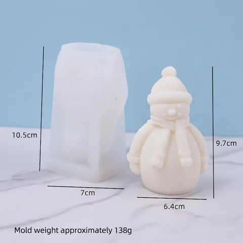 Weihnachtsbaum Schneemann Silikonformen Für Kerzenherstellung DIY Gips Seife Harz Kuchen Schokolade Backen Flexibel Neuheit
