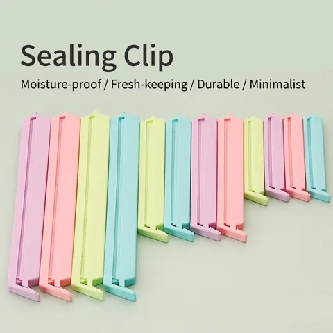 Plastic Voedselsluitclips Zakclips Voor Snackopslag Vochtbestendig Kleurrijke Keukensluitklemmen