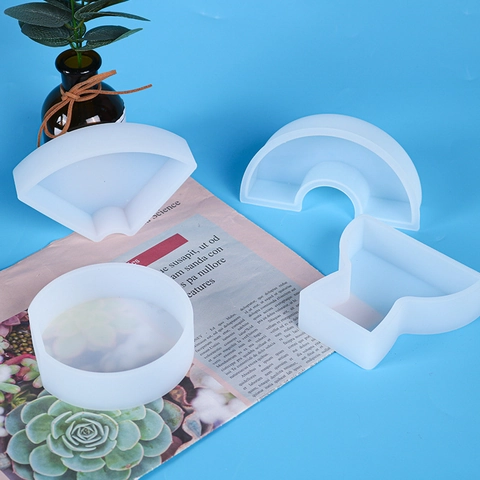 Set Di Stampi In Silicone Geometrici Per Candele Fai Da Te Sapone Artigianale Resina Resistente Al Calore Facile Rilascio