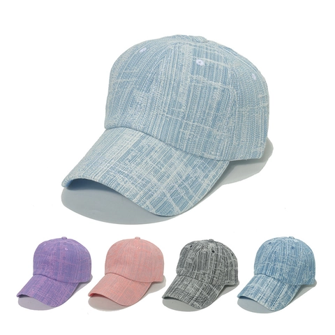 Cappello Da Baseball Vintage In Cotone Lavato Trama Intrecciata Protezione Solare Cappello Retro Casual Per Uomini Donne