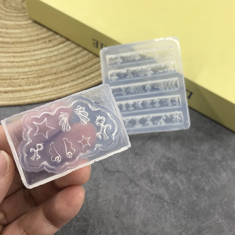 Stampo In Silicone Fiocco Farfalla Unicorno Per Nail Art Decorazione Torte Fondente Cioccolato Resina Artigianato Novità