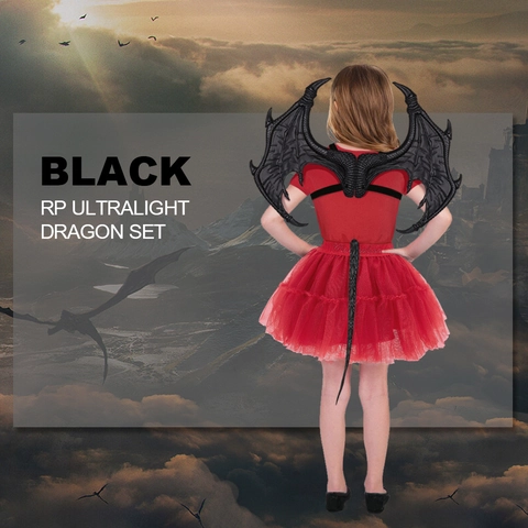 Ali E Coda Di Drago Per Bambini Schiuma PU Leggera Texture Squame 3D Per Festa Di Cosplay Halloween Travestimento Per Bambini