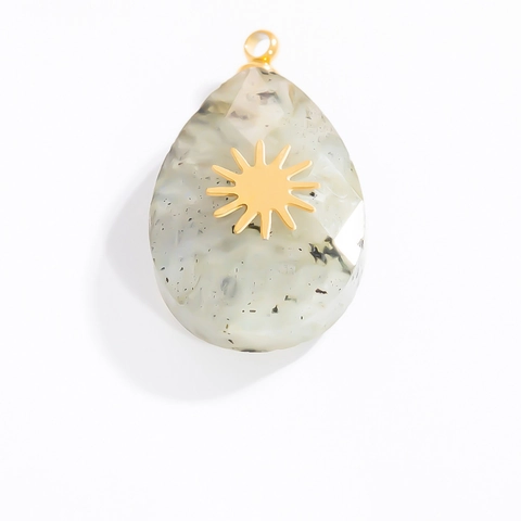 DIY Charms Pendants Stainless Steel Enamel Natural Stone Zirconia For Jewelry Making Waterproof Hypoallergenic Accessory