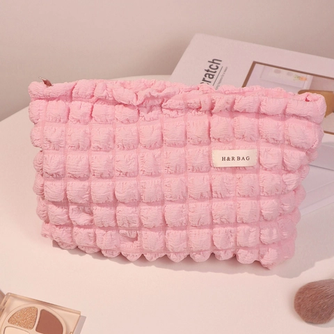 Bolsa De Maquillaje Puffy Bubble Neceser Nube Gran Capacidad Organizador De Viaje Cartera De Mano Para Mujeres