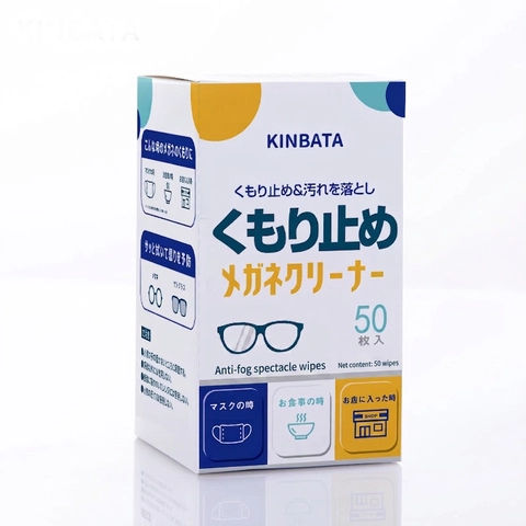 Anti Fog Eyeglass Cleaning Wipes Disposable Individual Wrapped Pre Moistened Fast Drying Lens Cleaner For Glasses Screens