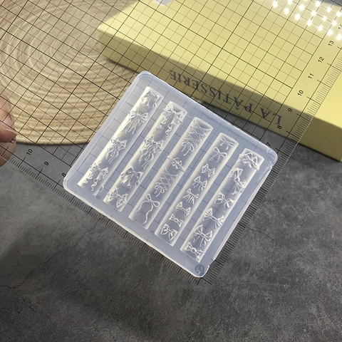 Stampo In Silicone Fiocco Farfalla Unicorno Per Nail Art Decorazione Torte Fondente Cioccolato Resina Artigianato Novità