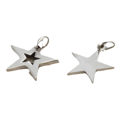 Star Charms 304 Stainless Steel Hollow Pentagram Pendants For DIY Jewelry Making Necklace Bracelet Accessories