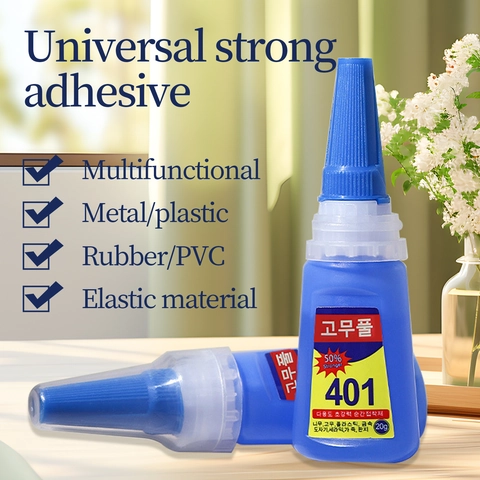 Colle Forte 401 Adhésif Universel Séchage Rapide Réparation Polyvalente Pour Métal Plastique Bois Caoutchouc