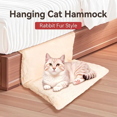 Amaca Sospesa Per Gatti Letto Per Animali Pieghevole Lavabile Stabile Caldo Pile Peluche Maglia Per Finestra Radiatore