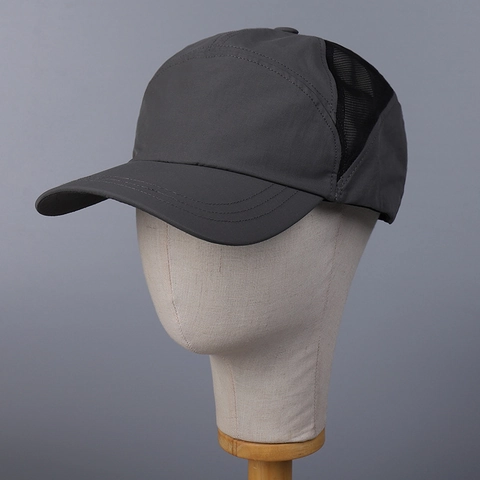 Berretto Da Baseball Traspirante Mesh Asciugatura Rapida Cotone Nylon Sport All Aperto Cappello Sole Regolabile