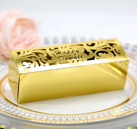 Scatole Per Caramelle Diwali Intagliate Al Laser In Cartone Confezioni Regalo Contenitori Per Cioccolato Decorazione Matrimoni