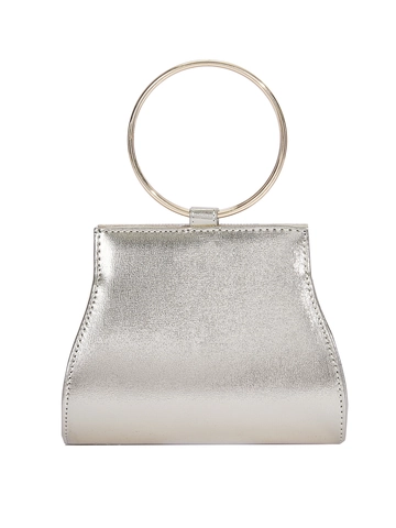 Elegant Rhinestone Evening Bag PU Leather Fan Pattern Sparkly Handbag With Round Metal Handle And Chain Strap For Women Party