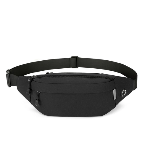 Υπαίθριο Casual Sports Τσάντα Μέσης Αδιάβροχο Nylon Τσάντα Στήθους Ταξιδιού Φορτητό Crossbody για Άνδρες Γυναίκες