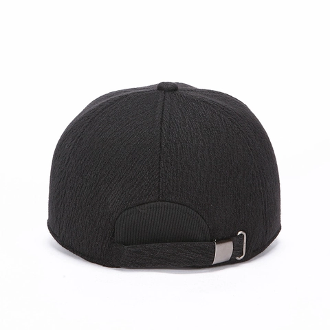 Berretto Da Baseball Invernale Da Uomo In Lana Ispessita Cappello Caldo Con Paraorecchie Pieghevoli Stile Casual Regolabile