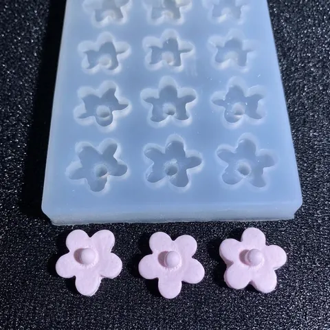 Flower Silicone Mold Five Petal Floral Pattern Cake Decoration Chocolate Jelly Fondant DIY Resin Crafts Heat Resistant