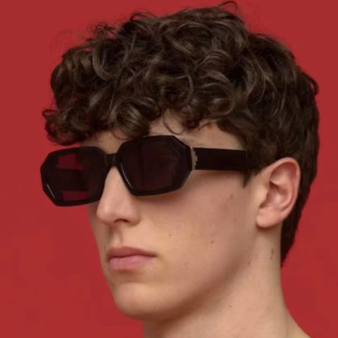 Irregular Pixel Geometric Sunglasses PC Frame UV400 Protection Streetwear Fashion Accessory Women Men