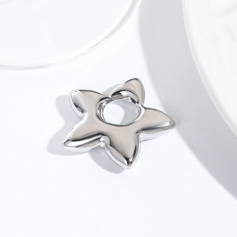 Pendentifs En Cuivre Creux Géométrique Étoile Goutte D'eau Ovales Pour Fabrication Bijoux DIY Accessoires Mode Colliers