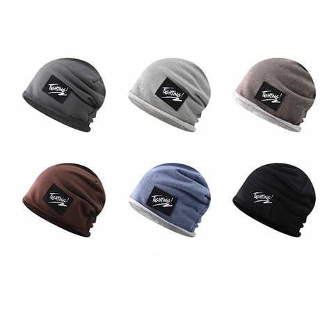 Berretto Beanie Slouchy In Maglia Di Cotone Traspirante Esterno Patch Fighting Skull Cap Casual Per Uomini Donne