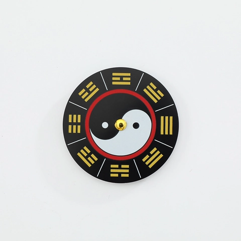 Taiji Bagua Clock Hands And Dial Accessory Yin Yang Symbol Plastic Quartz Clock Repair Parts Modern Style Decor