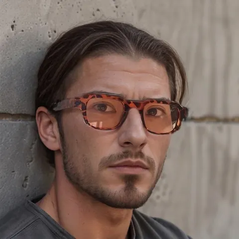 Retro Quadratische Sonnenbrille UV400 Schutz PC Rahmen Rechteck Vintage Streetwear Mode Brillen Für Damen Herren