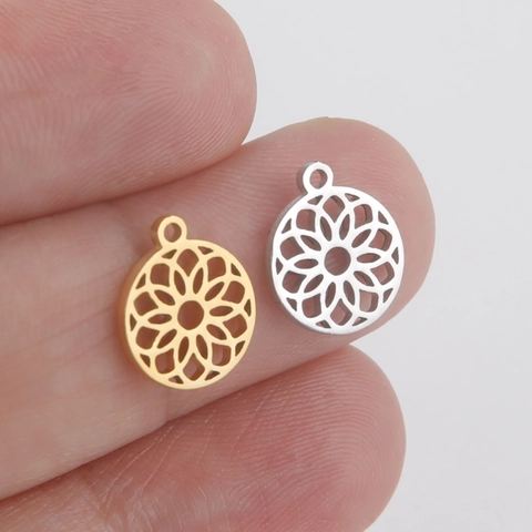 304 Stainless Steel Charms Pendants DIY Jewelry Making Tree Of Life Dragonfly Evil Eye Celtic Knot Jewelry Accessories