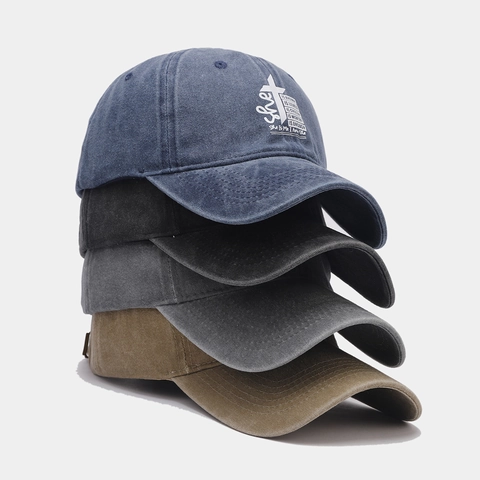 Vintage Washed Cotton Baseball Cap Distressed Dad Hat Cross Inspirational Letter Print Adjustable Outdoor Casual Sun Hat