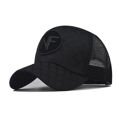 NF Brief Plaid Baseball Kappe Mesh Trucker Hut Atmungsaktiv Verstellbare Outdoor Sport Sonnenhut Für Damen Herren