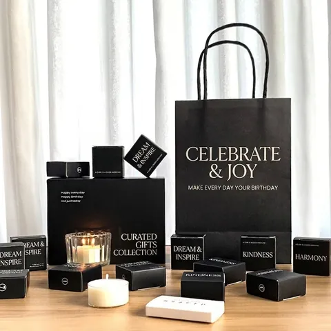 Aromatherapy Scented Candles With Glass Holder Soy Wax Essential Oil For Birthday Valentine Day Romantic Present Elegant
